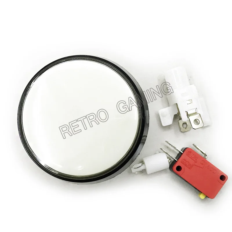 

Светодиодный светильник DC12V 60 мм, большая круглая кнопка с переключателем, 5 цветов, запчасти для игровых автоматов