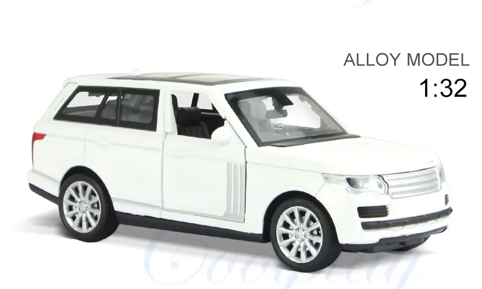 1:32 Range Rover Die-cast сплава внедорожник модель автомобиля с музыкой и светом модель автомобиля коллекционные игрушки Рождественский подарок для детей