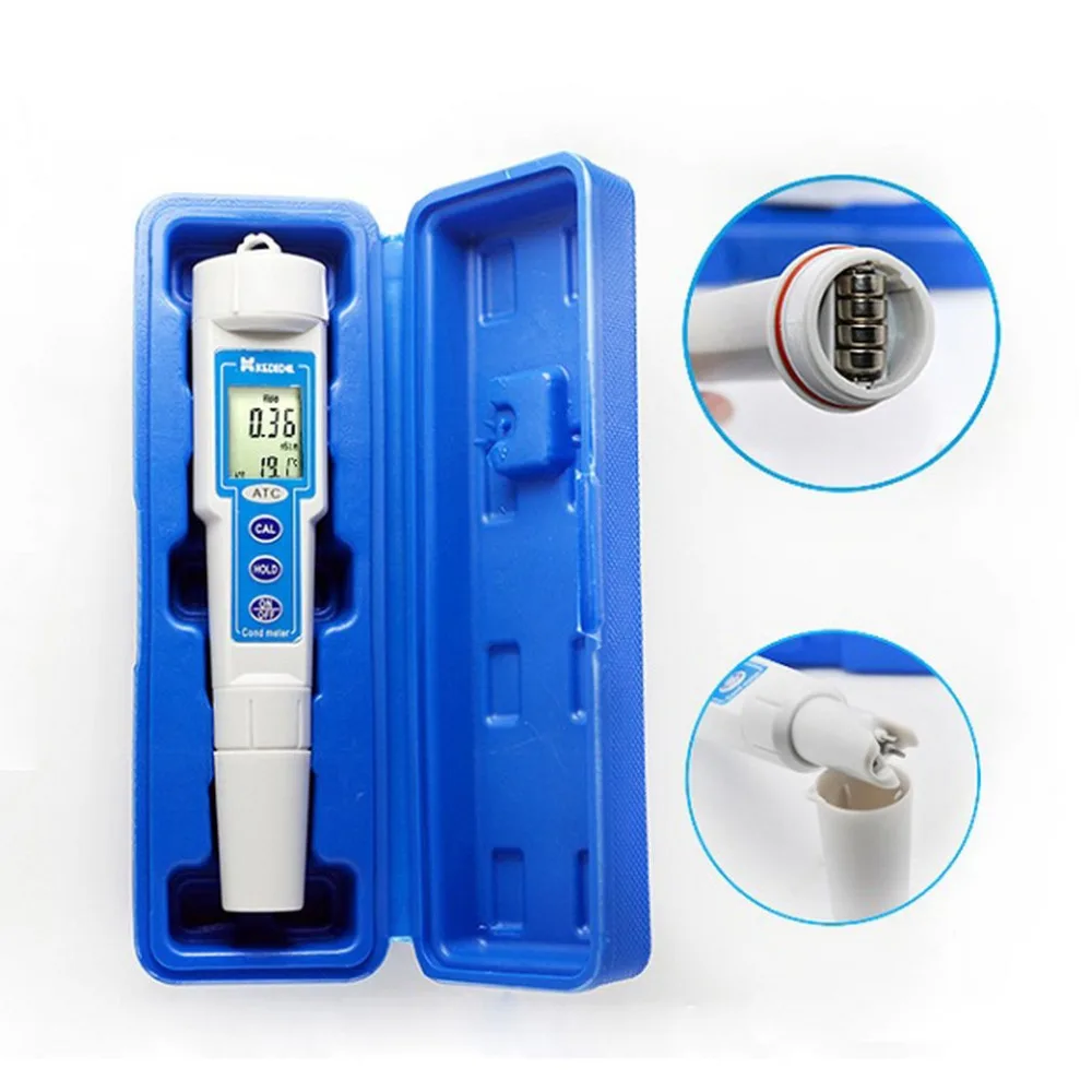Pen Conductivity Waterproof Meter Water Hardness Tester Tap TDS Quality Test Portable EC Instrument CT3030 | Инструменты