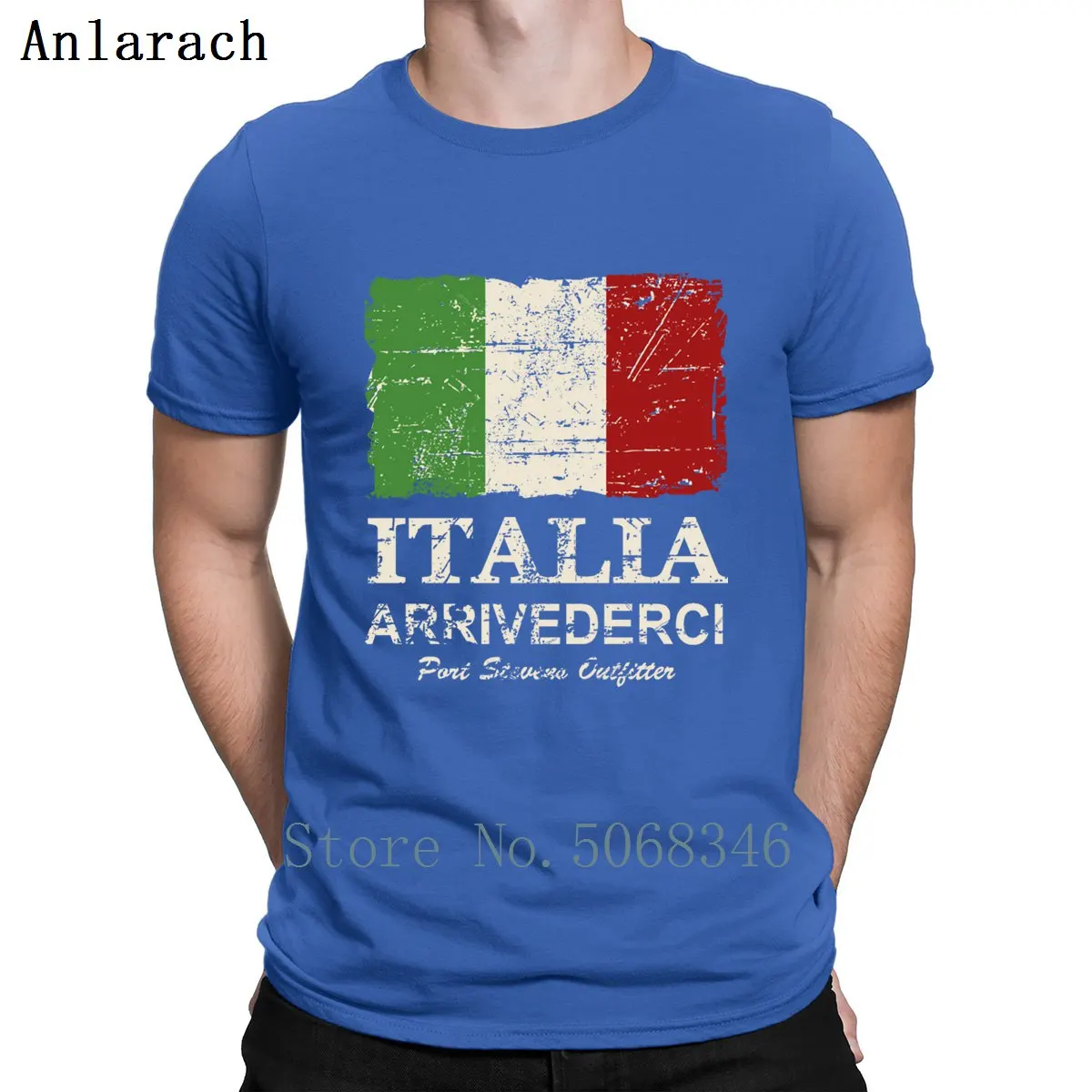 Italy Flag Vintage Look T Shirt Authentic Spring Autumn Anti-Wrinkle Cotton Unisex S-XXXL Customized Unique | Мужская одежда