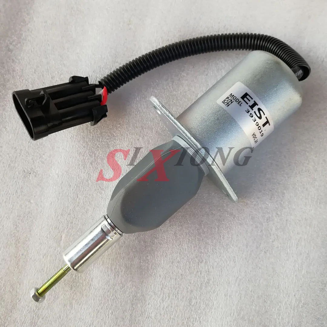 3939019 Запчасти для экскаватора 24V Flameout стоп соленоид Cummins|Двигатель грузовика| |
