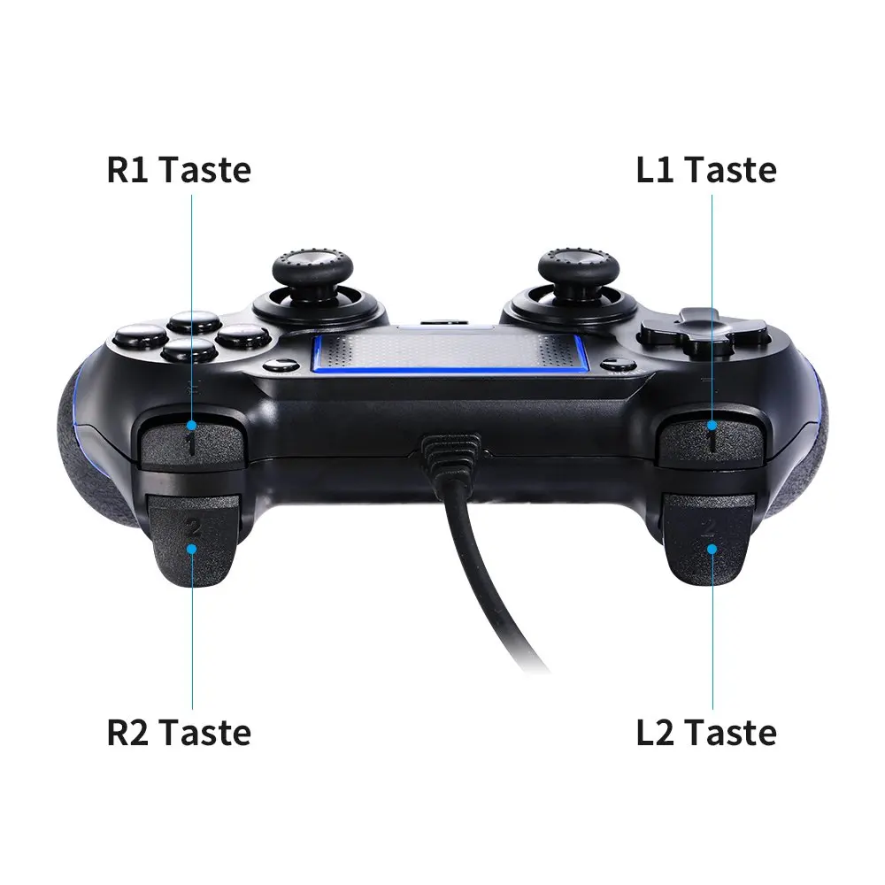 Контроллер PS4 проводной USB контроллер геймпада джойстик для Sony Playstation 4 Dualshock