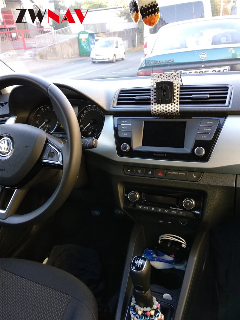 2 Din Android 9,0 ram 4 Гб+ 64 Гб 8 ядерный автомобильный радиоприемник gps Navi для VW Skoda Fabia nj3 мультимедийная лента рекордер стерео