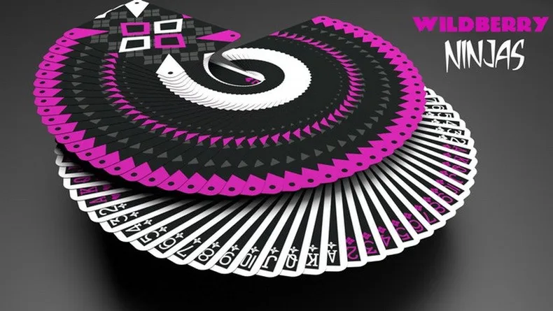 Cardistry Ninjas красные Игральные карты Poker Размер Deck USPCC на заказ Ограниченная серия от