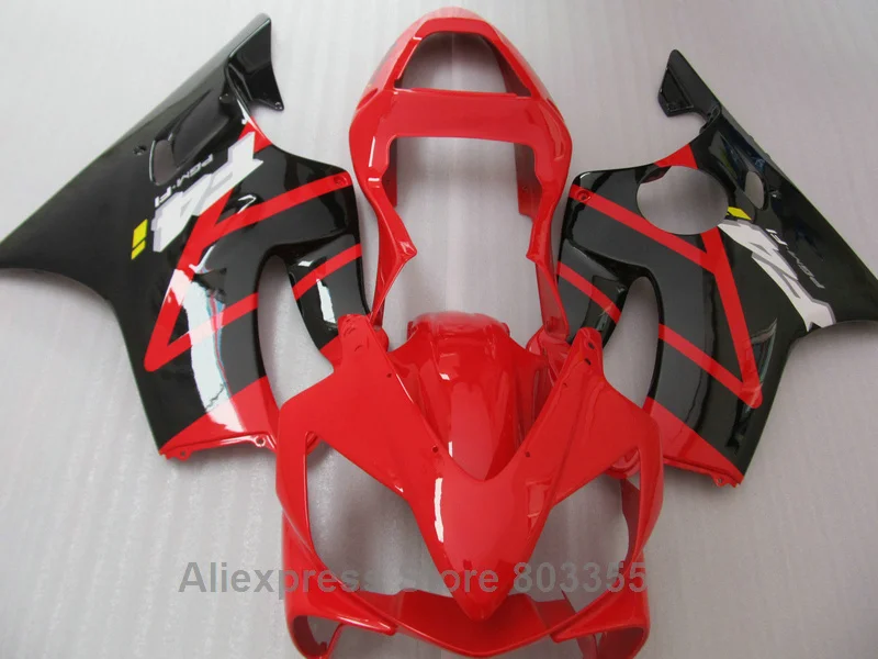 Обтекатели для мотоцикла Honda CBR600 F4i 2002 2003 2001 (красный) cbr 600 03 02 01 комплект