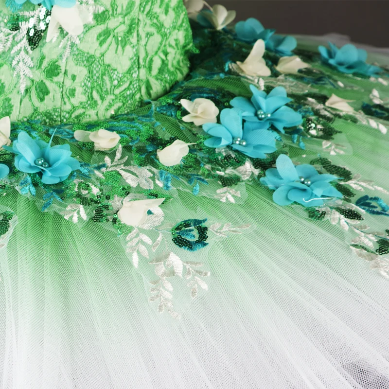

Dance Favourite New Green Women & Girl Performance Customer Size Made Ballet Tutu Ballerina Dance tutu Classical pancake tutu