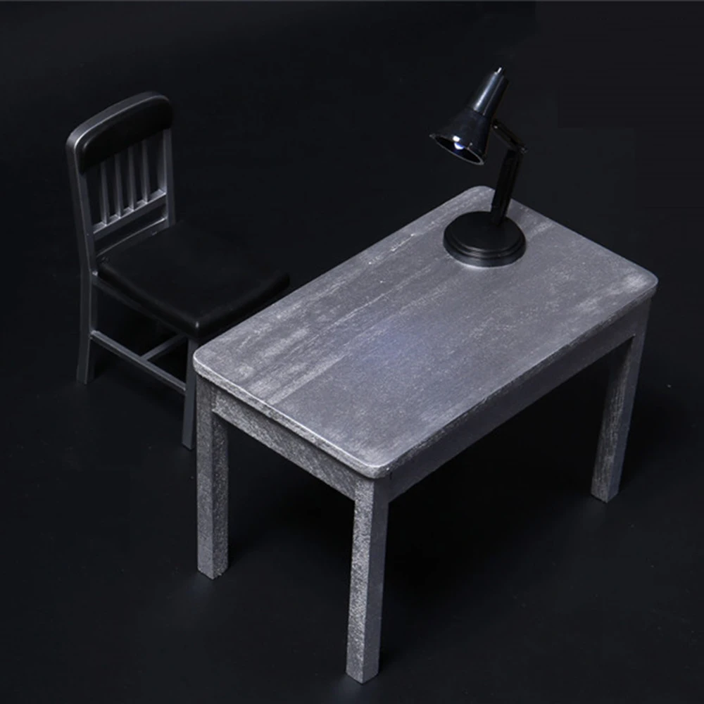 1/6 action figure Furniture Model Table and lamp set Scene Joker For 12'' Figure