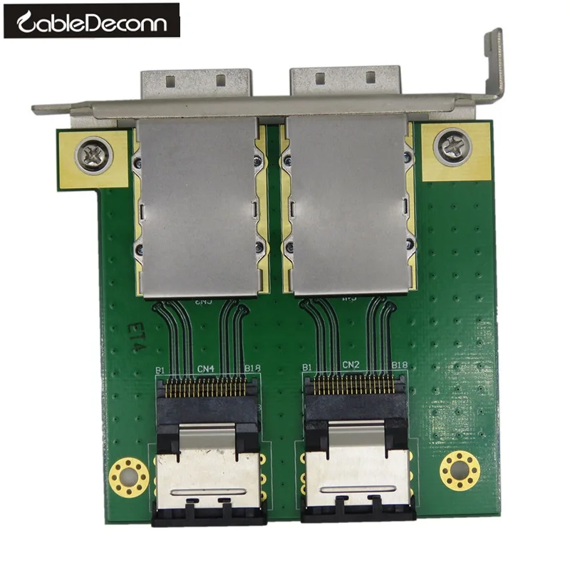 2 порта Mini SAS для внутренней SFF 8087 sas 36P к внешней as26p 8088 Передняя панель PCI адаптер