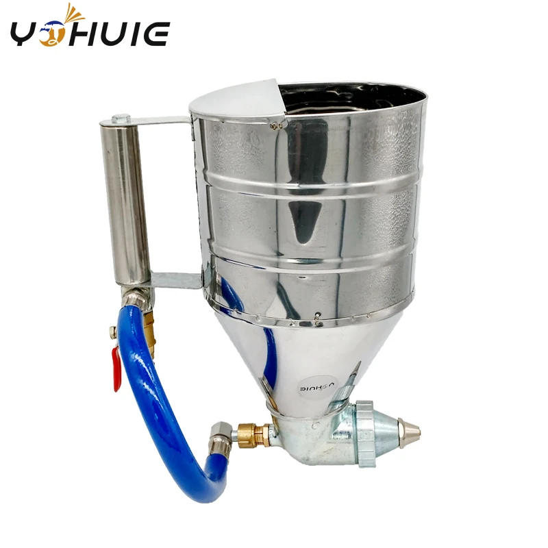 YOHUIE 2000 мл Air Краски спрей Пистолеты диатомовые грязи sandblast реальный камень