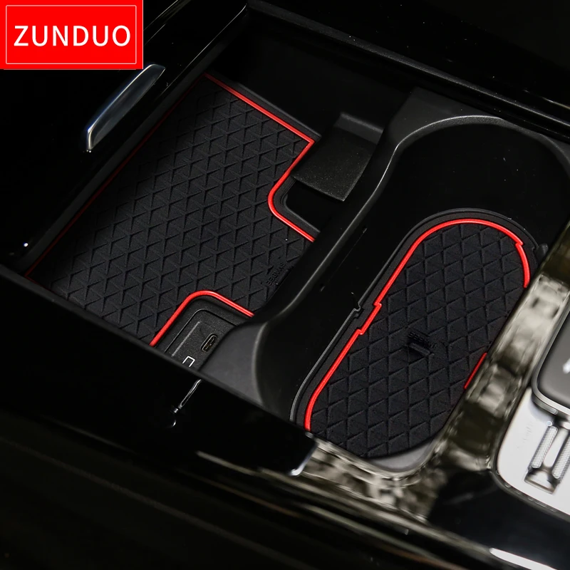 Коврик ZUNDUO с противоскользящим слотом для ворот Mercedes Benz A-Class W177 2019 2020 A Class A220 A250 A45