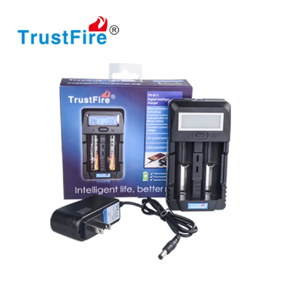 TrustFire TR 011 литий ионный аккумулятор зарядное устройство USB независимая зарядка