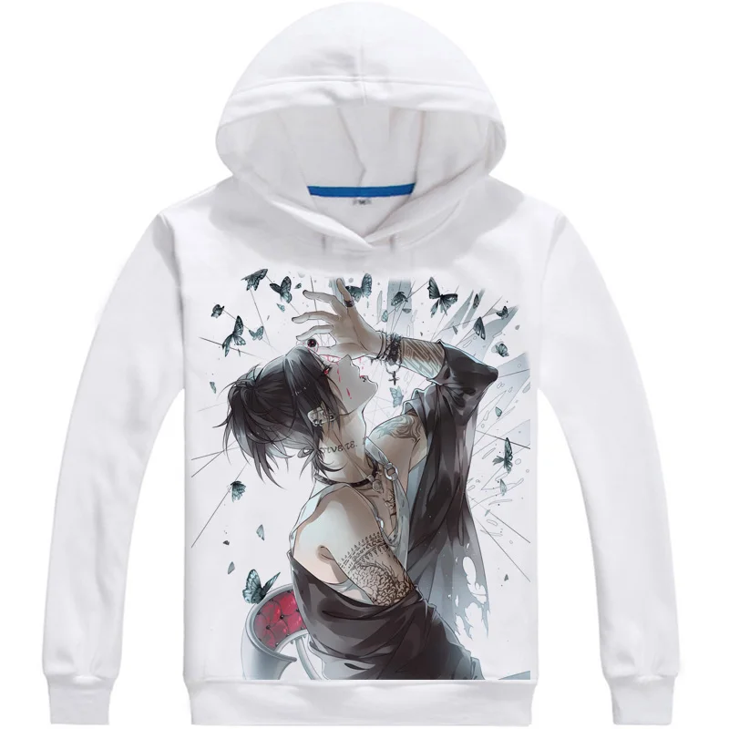 Мужские толстовки COOLPRINT Toka Kirishima с капюшоном Токийский Гуль Мужская толстовка