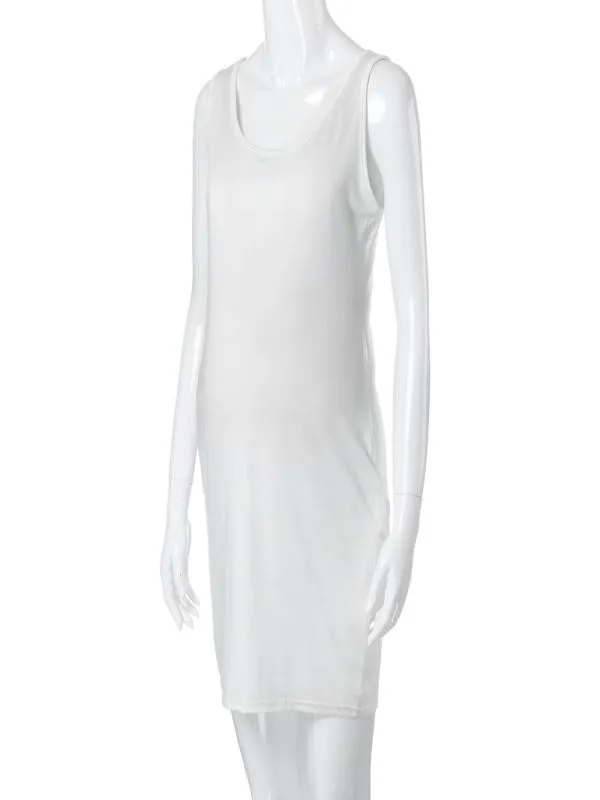 MUQGEW elegant dress for women Fashion Womens Pregnants O-Neck Sleeveless Nursing Maternity Solid Vest Dress femme enceinte#y2 | Мать и