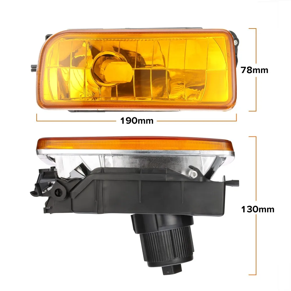 2pcs Car Bumper Fog Lights Clear Lens Housing Case For BMW E36 92-98 Auto Lamp Car-styling | Автомобили и мотоциклы