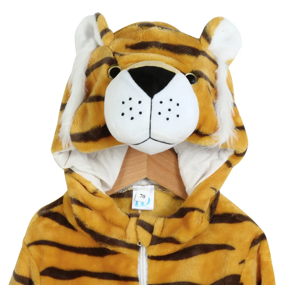 Roupa para bebe комбинезоны с капюшоном для новорожденных мальчиков и девочек с рисунком животных детская одежда боди infantil#06
