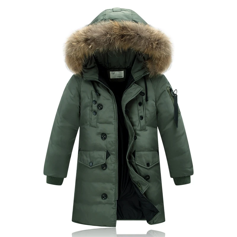 Теплое зимнее пальто на морозы до 30 градусов детская одежда для мальчиков парка