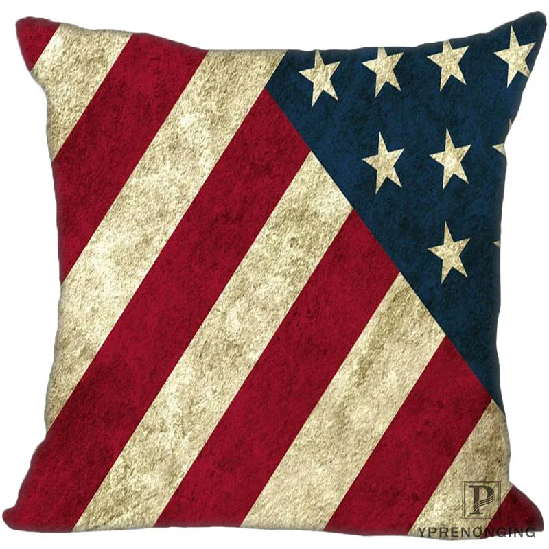 Square Pillowcases Наволочка на заказ с флагом страны, квадратная Наволочка на молнии 35х35, 40x40,45x45 см(одна сторона) 180522-01-14 - Цвет: Square Pillowcases