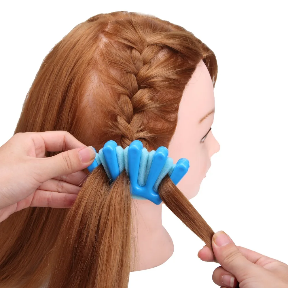 2 цвета Леди Девушки Французский волос Braider спонж для плетения заплетать волосы в косу Твист Стайлинг оплетка инструмент для укладки держатель зажим DIY аксессуары для волос