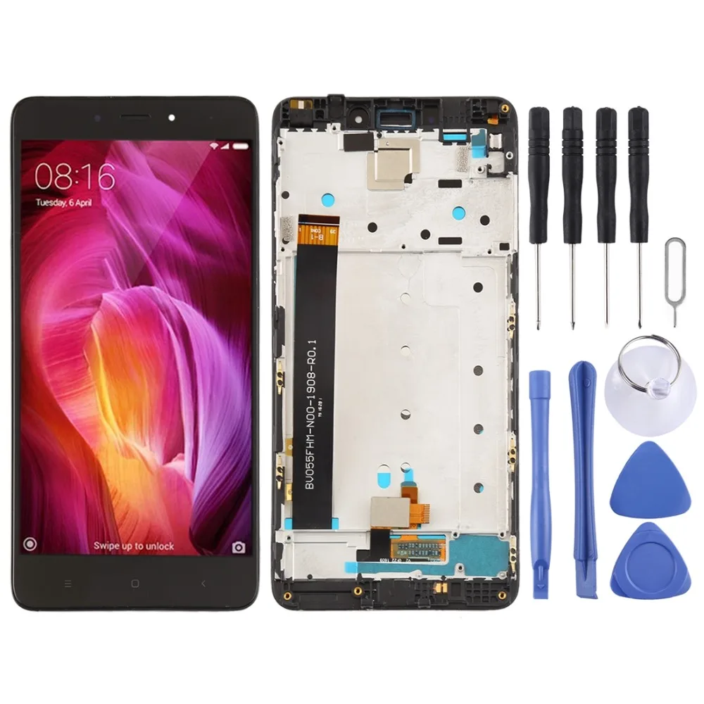 ЖК дисплей Note 4 для Xiaomi Redmi сменный сенсорный экран с дигитайзером в сборе и рамкой