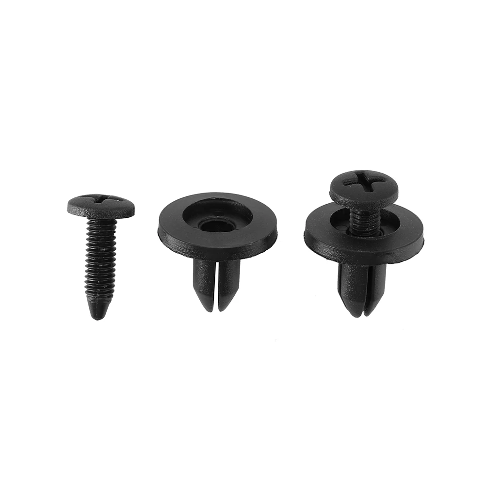 100Pcs Auto Car Plastic Push Pin Rivet Fasteners Trim Moulding Clip Screwdriver Panel Set for Volvo/BMW/Ford/Toyota/Honda | Автомобили и