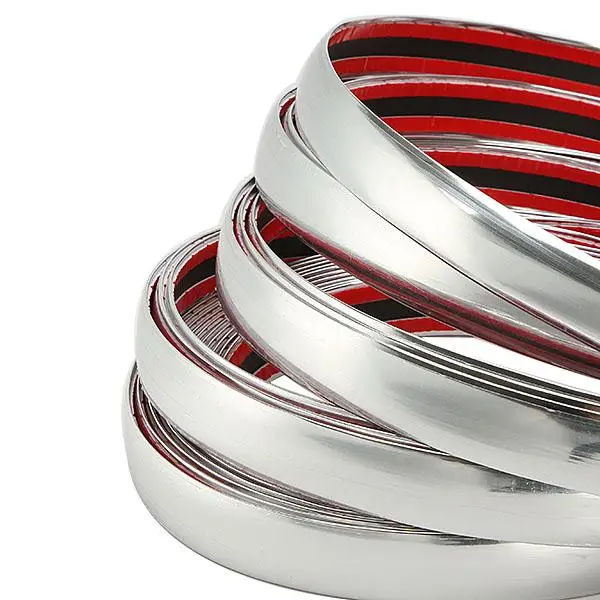 25 мм 5 М Стайлинга Автомобилей Chrome Газа Авто Экстерьер Автомобиля Крышка Интерьер