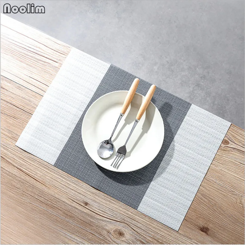 NOOLIM 4 шт./лот салфетка под столовые приборы ПВХ коврик для обеденного стола