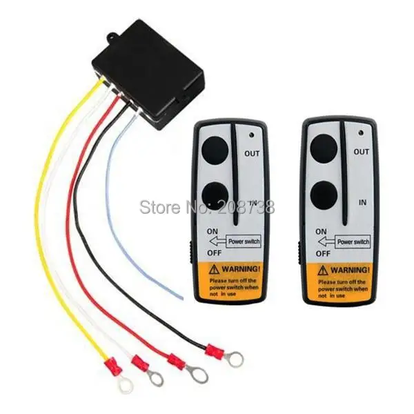 Беспроводная лебедка с дистанционным управлением двойной телефон 12 В В|wireless remote