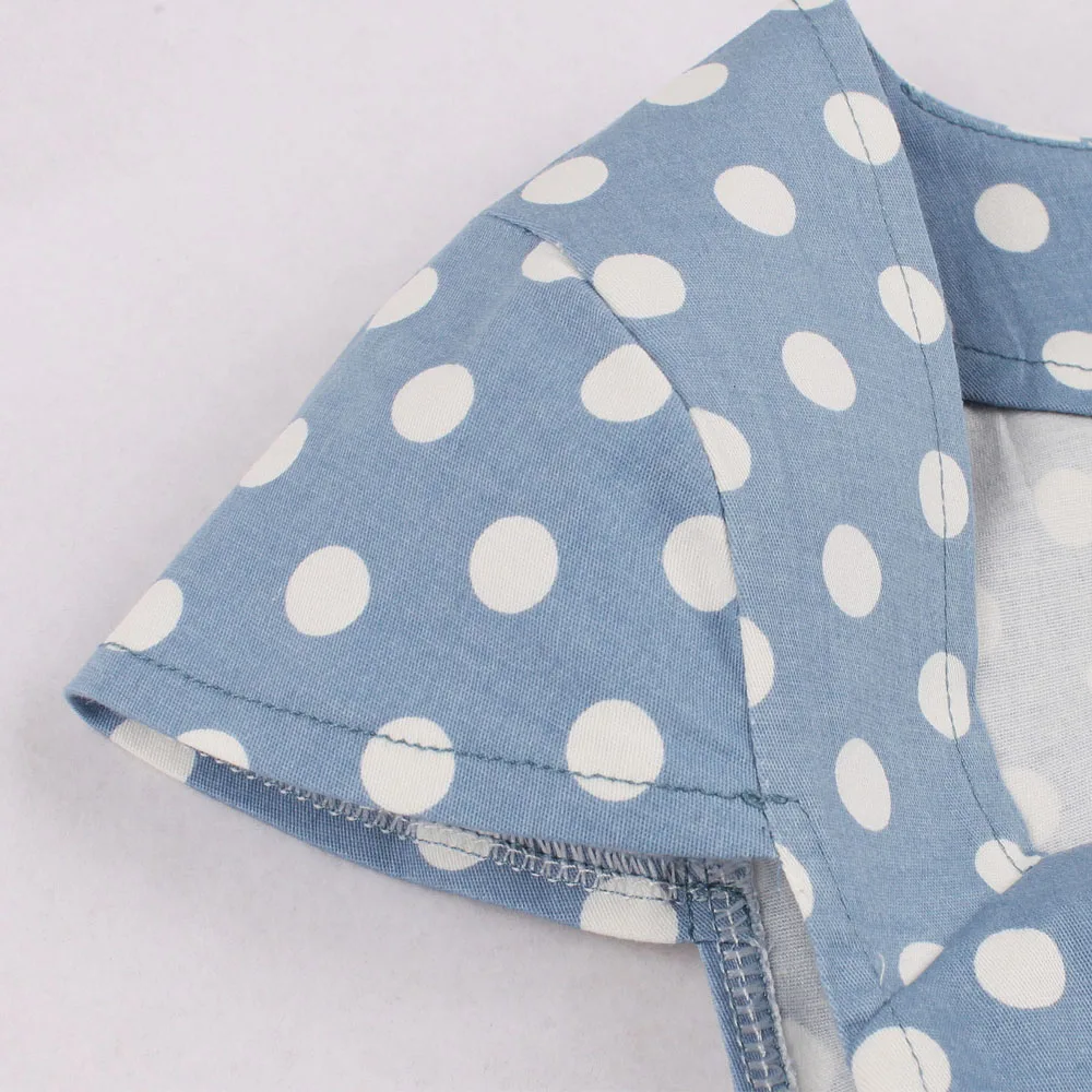 Офисные платья в горошек для женщин размера плюс классические открытые