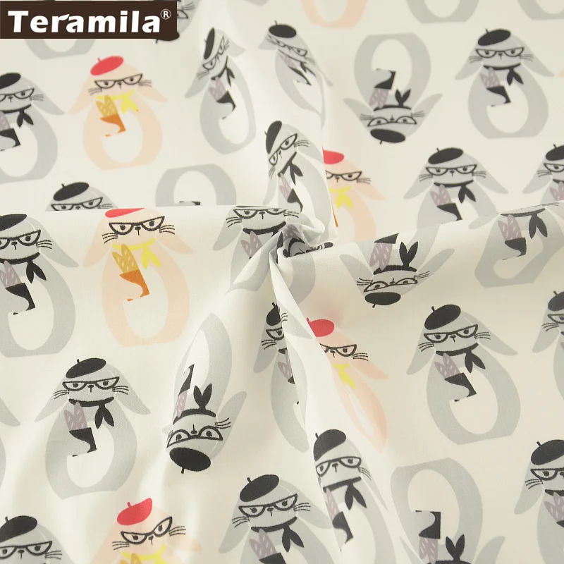 2016 холодный серый кролики конструкции Текстиль для дома Материал кровать Лист