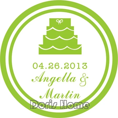 Бесплатная Доставка Новый Настроить Клей Наклейка Этикеток/для Свадьбы/Baby Shower 3