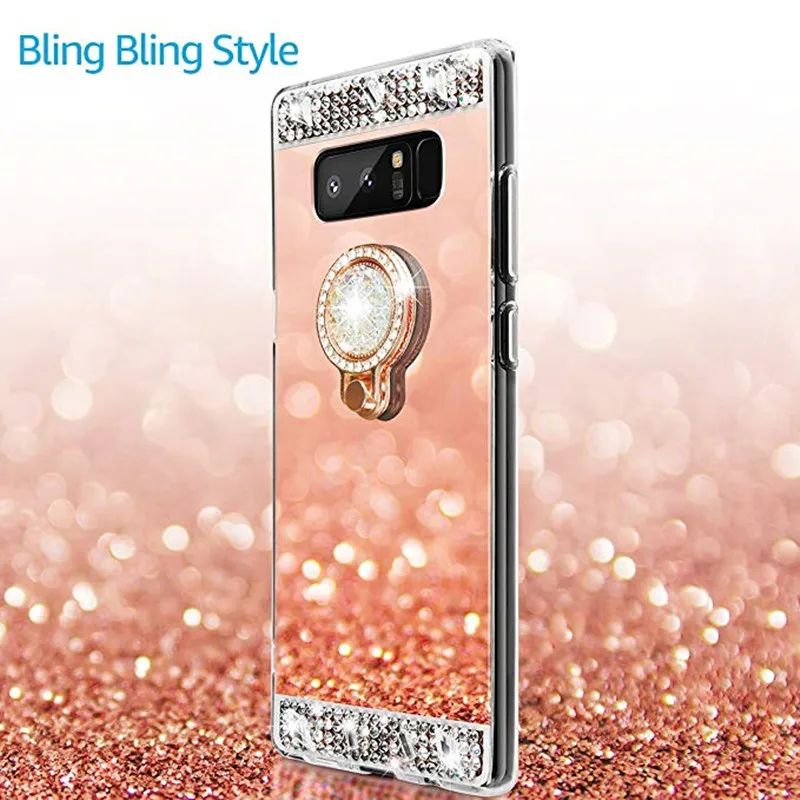 Bling роскошное зеркало ТПУ чехол для телефона для samsung J3 J5 J7 NEO A3 A5 A7 Grand Prime Note 9 на возраст 3, 4, 5, 8 S8 S9 плюс J4 J6
