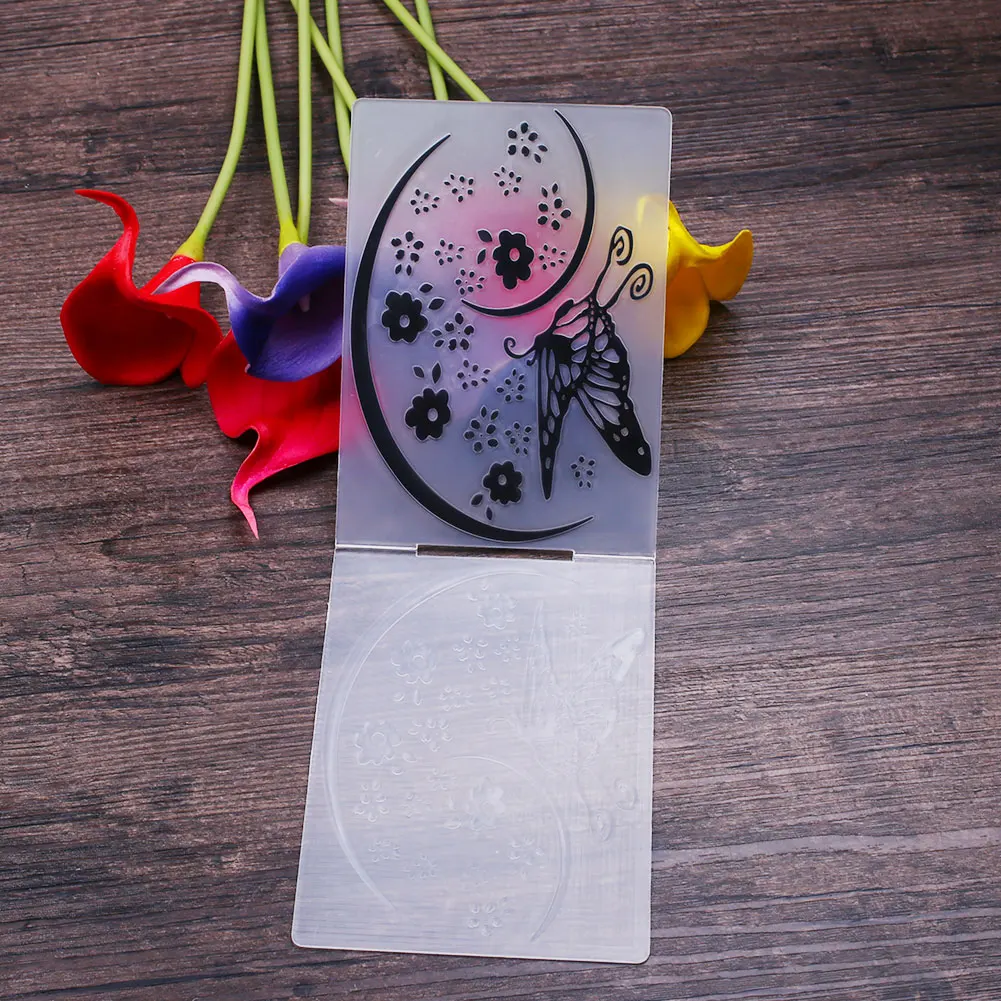 Пластиковая папка для тиснения скрапбукинга папки пластиковые Скрапбукинг