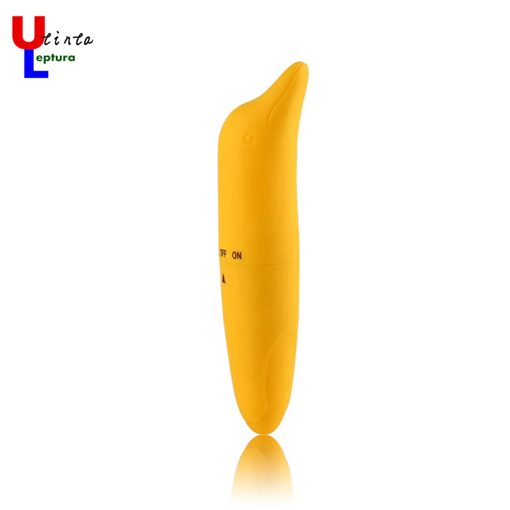 Мини-массажер для клитора Вибратор-Дельфин женщин точка G прыгающее Яйцо Пуля