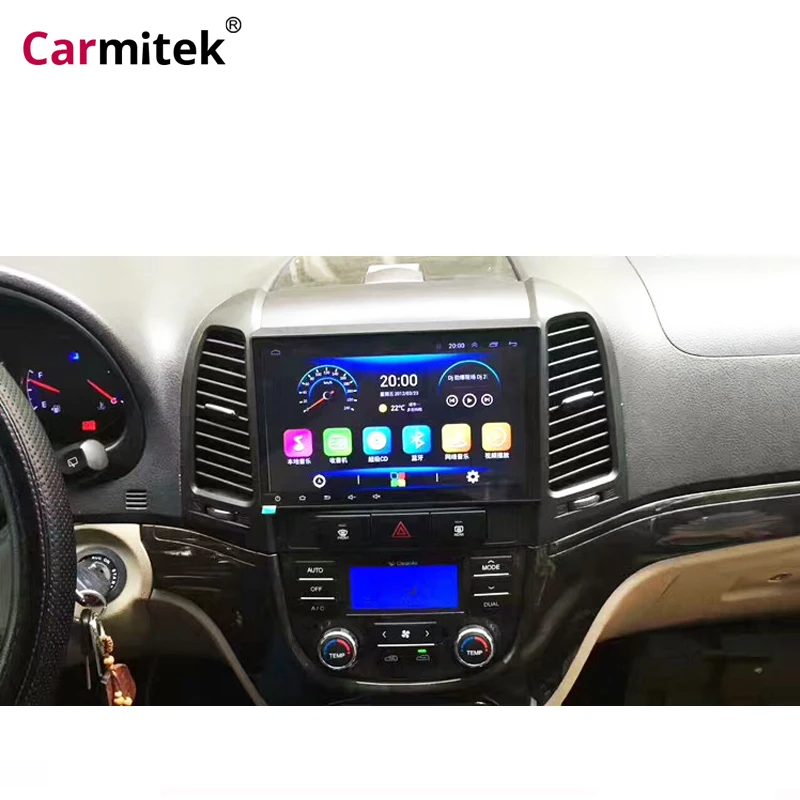 Android автомобильный Радио Мультимедиа Стерео Аудио плеер Navi gps 2Din для hyundai Santa Fe 2006 2007 2008 2009 2010 2011 2012 головное устройство