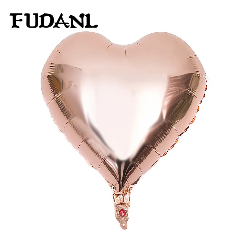 FUDANL Золотое кольцо с бриллиантом Фольга шар из розового золота для невесты шар с буквами свадебный душ декор для свадьбы и Помолвки