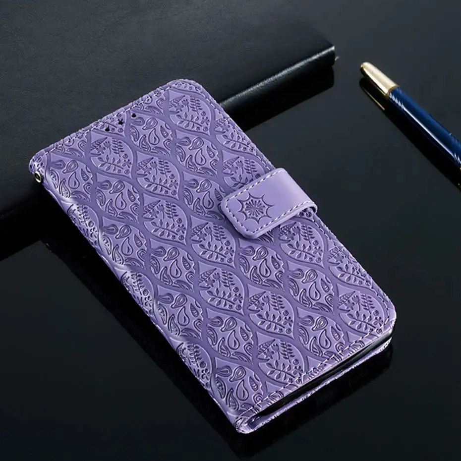 Purple Из искусственной кожи чехол для samsung Galaxy A10 A20 A30 A40 A50 A70 чехол для телефона для samsung Galaxy M10 M20 M30 крышка флип-чехол - Цвет: Purple