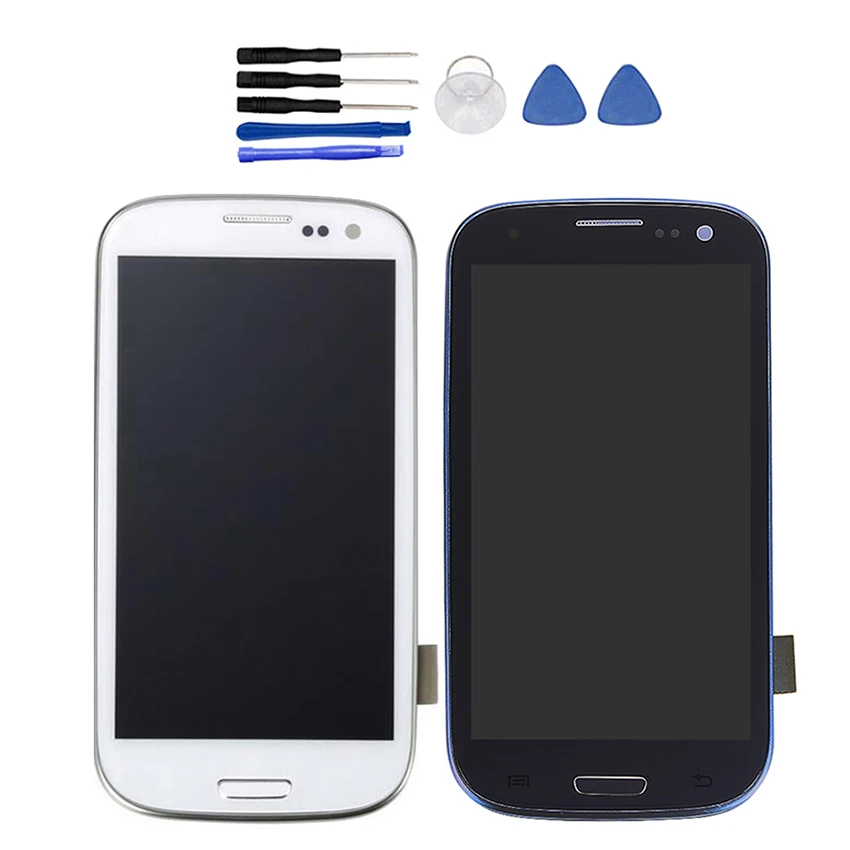 

Для Samsung Galaxy S3 i9300 i9305 ЖК-дисплей + кодирующий преобразователь сенсорного экрана в сборе регулировка яркости