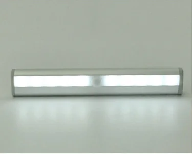 Белый 10LED ИК-автоматический датчик движения света шкаф лестница человеческое тело индуцированных ночные огни лампа - Испускаемый цвет: Белый