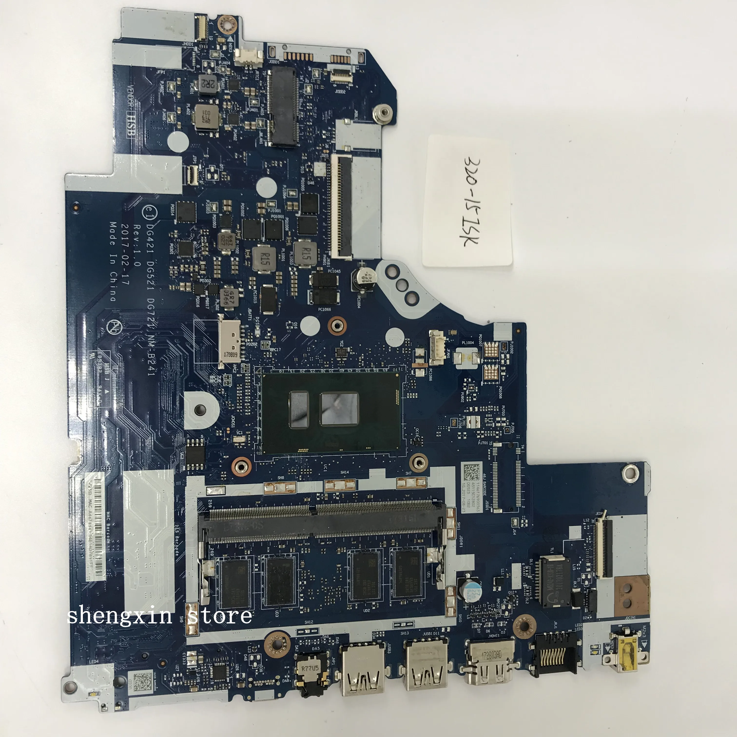 Материнская плата DG421 GD521 DG721 для ноутбука Lenovo 320 15ISK 520 15ISK|Материнские платы