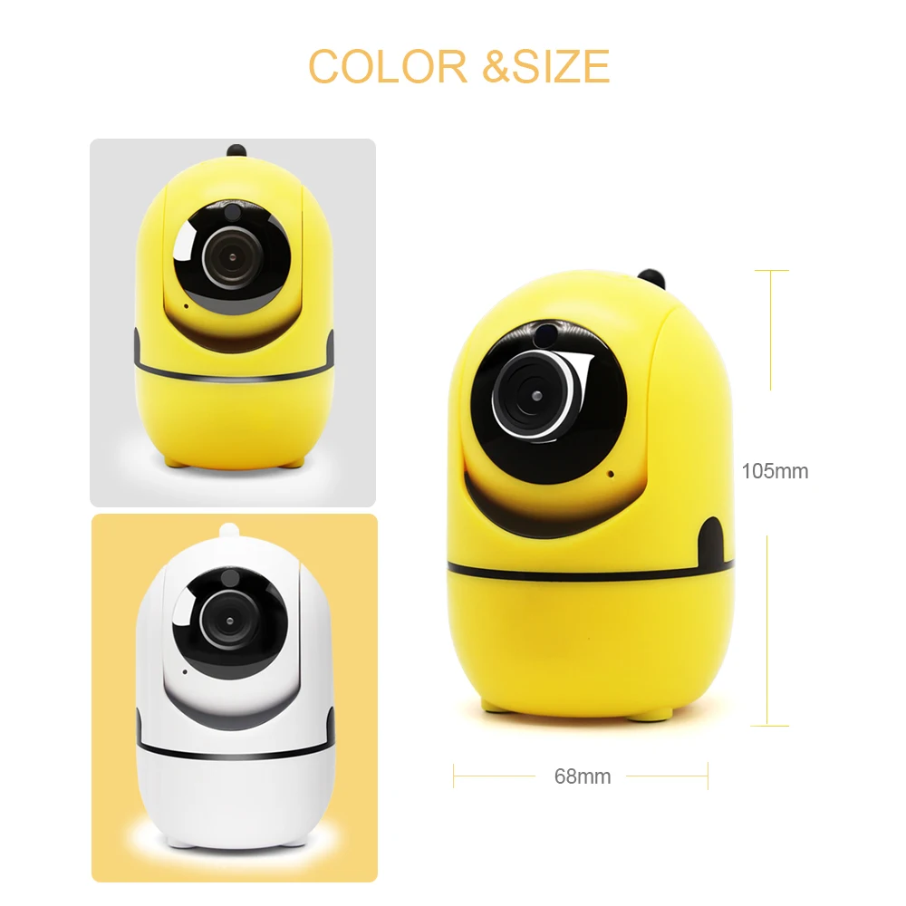 Мини Беспроводной Камера 2mp SD Карты Wi Fi IP PTZ 1080 P Full HD P2P Обнаружение движения