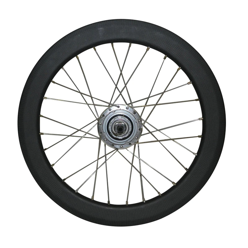 16 дюймов для пней 5 скоростей карбоновая колесная установка brompton clincher велосипедный обод из углеродного сплава велосипедные колеса запчасти для велосипеда