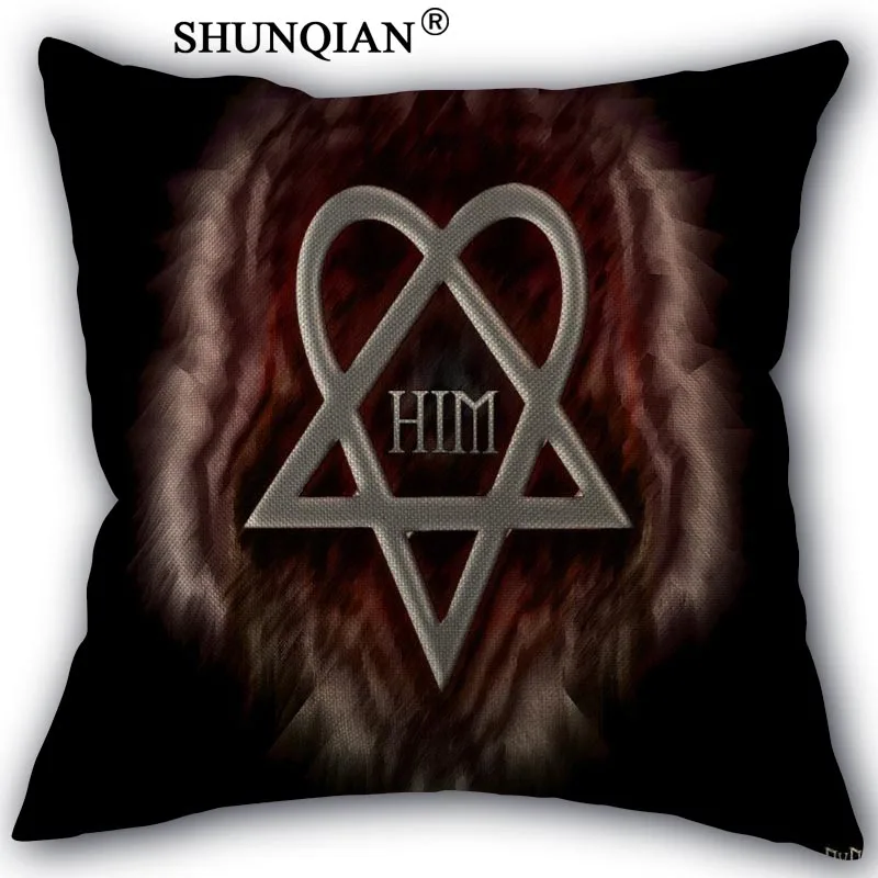Pillows Cases Льняная хлопковая наволочка him heartagram, наволочка для подушек с индивидуальным принтом, декоративные наволочки для подушек 45x45 см, односторонняя WJY420-9 - Цвет: Pillows Cases