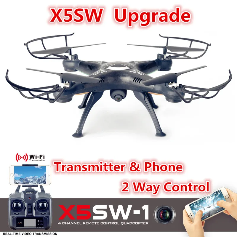 Дроны X5SW X5SW-1 WIFI Радиоуправляемый Дрон Квадрокоптер с FPV камерой HD Безголовый