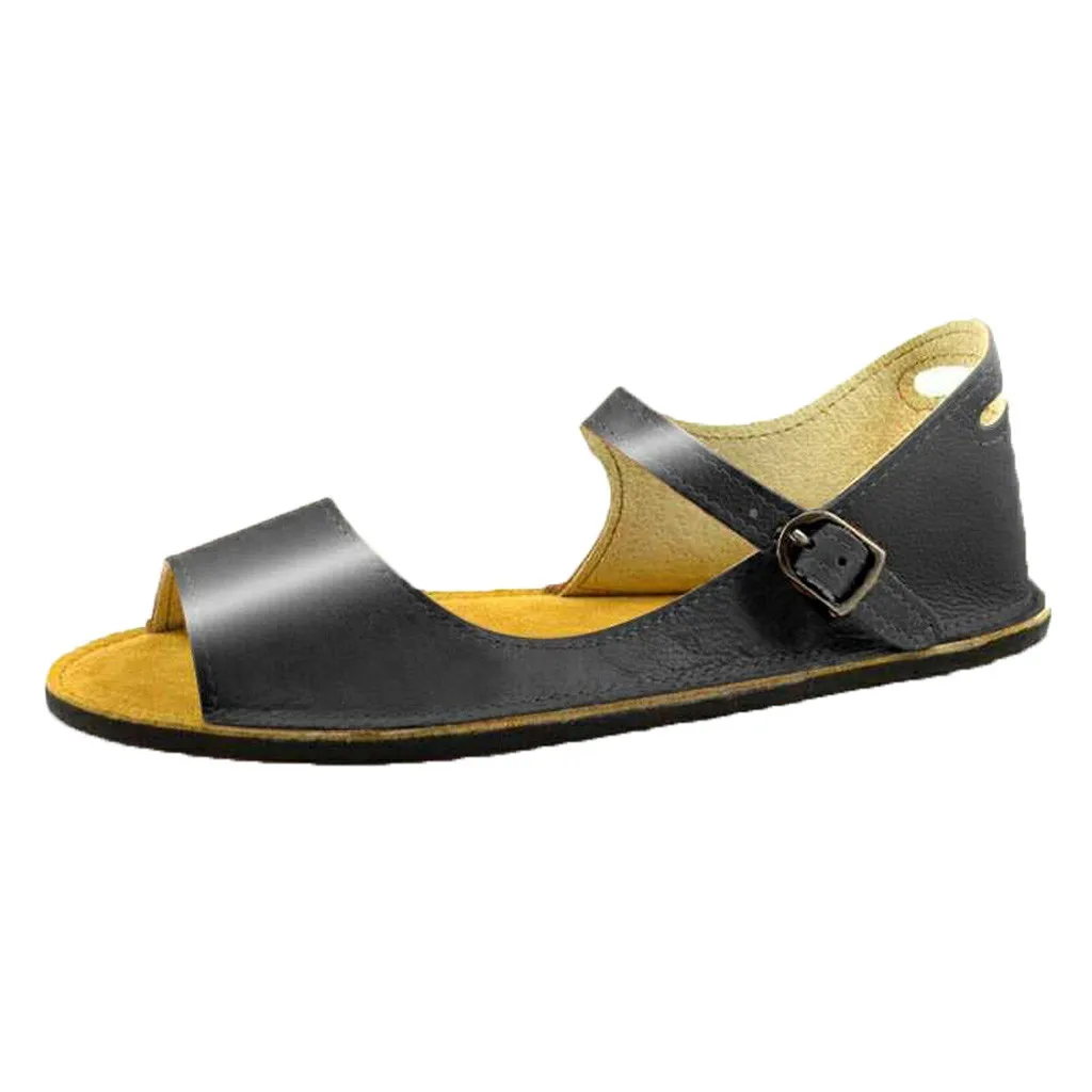 Сандалии SAGACE женские для отдыха босоножки в стиле ретро с ремешком и пряжкой