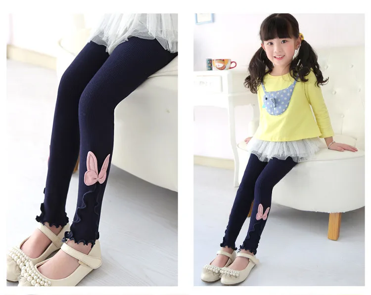 Леггинсы для девочек, осенне-зимние штаны для девочек, От 2 до 8 лет, детские штаны, леггинсы для бега, одежда для малышей