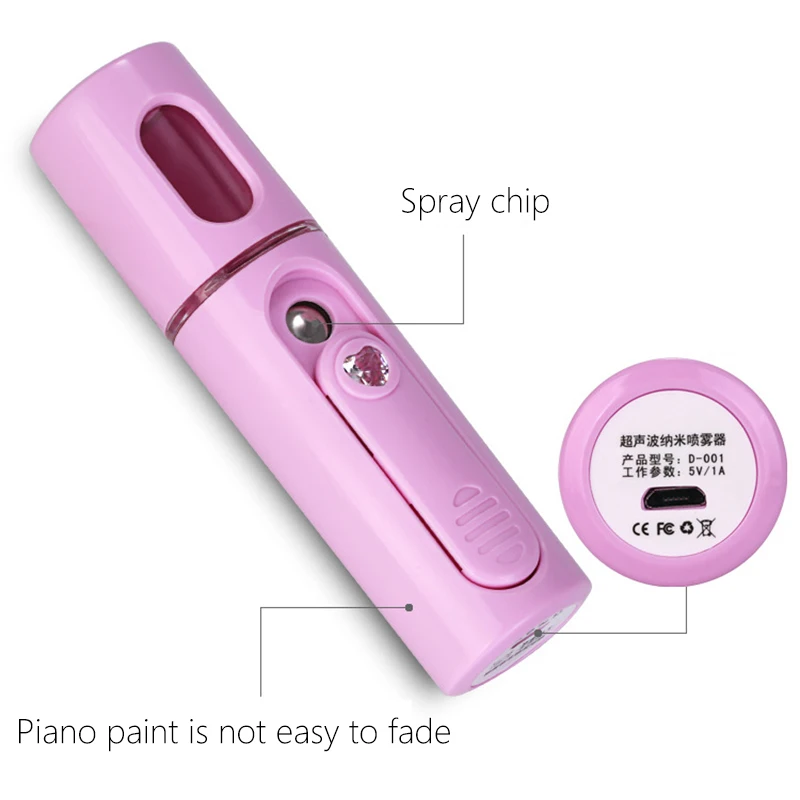 Красота паром уход за кожей лица метр usb зарядка портативный наноспрей