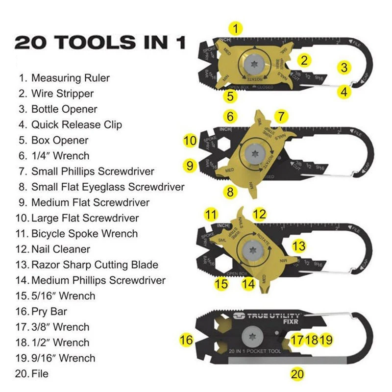 Многофункциональный многофункциональный инструмент для повседневного
