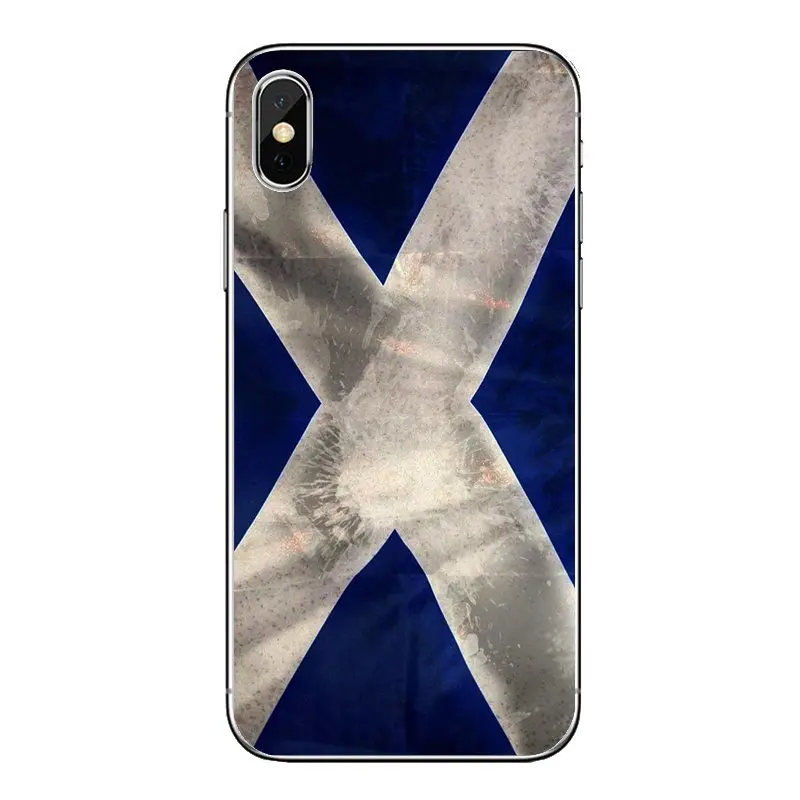 Для iPod Touch iPhone 4 4S 5 5S 5C SE 6 6S 7 8 X XR XS Plus MAX Шотландия шероховатый флаг Национальный