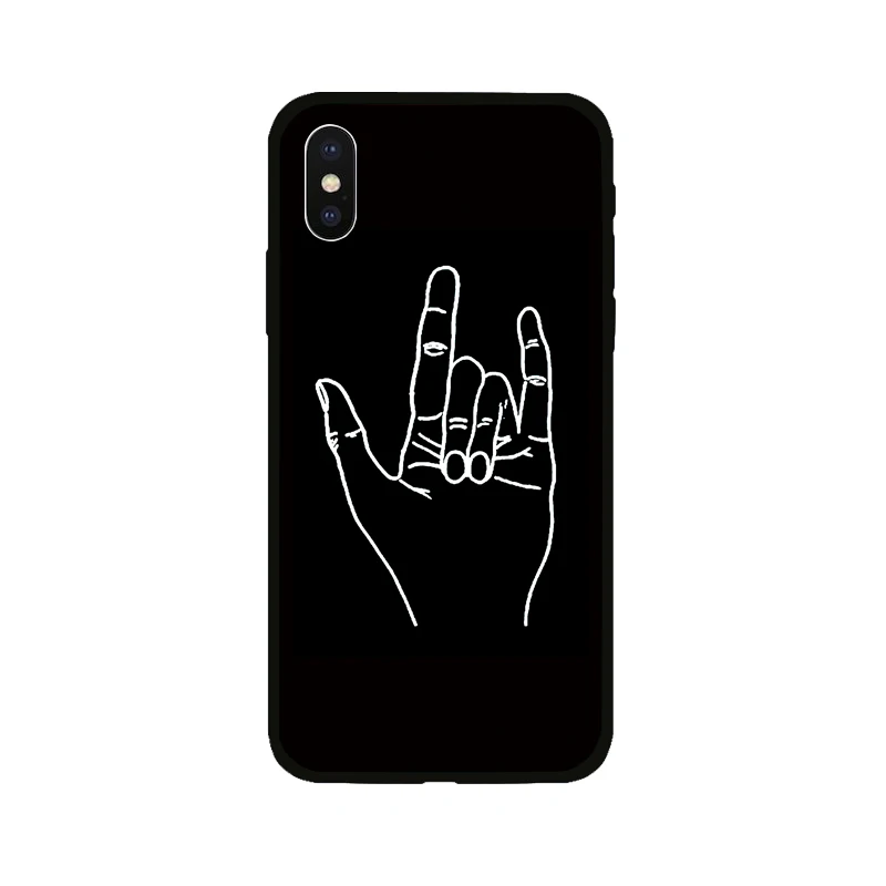 Черный ТПУ мягкий чехол для iPhone 5 5S SE 6 6s Plus 7 8Plus X Xs Max XR телефона Coque чехол-накладка