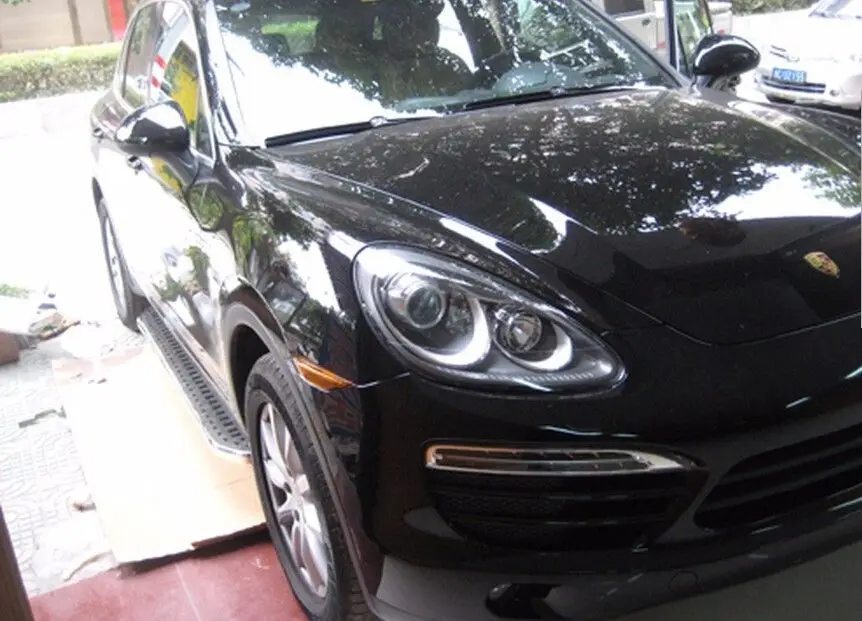 Алюминий Новый для Porsche Cayenne 2011 2012 2013 2014 2015 2016 2017 ходовая доска боковая ступенчатая